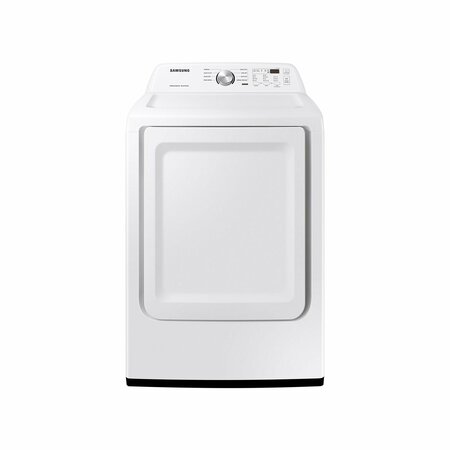 ALMO 7.2cu. ft. Large Capacity Gas Dryer, Sensor Dry, Smart Care, and Reversible Door Hinge in White DVG45T3200W